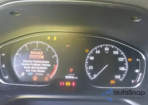 2019 Honda Accord Sport 2.0T z USA, uszkodzony, nr VIN 1HGCV2F39KA017860